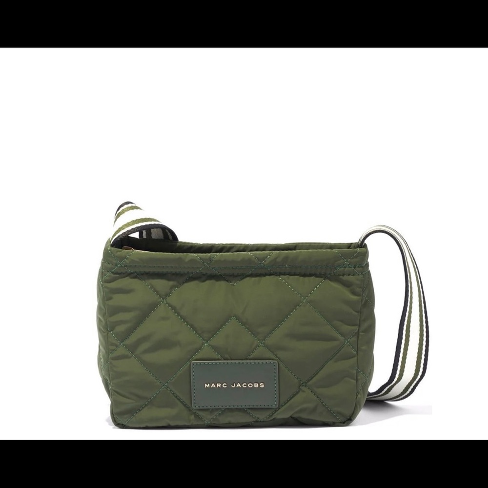 Marc Jacobs Green Quilted Crossbody Bag
